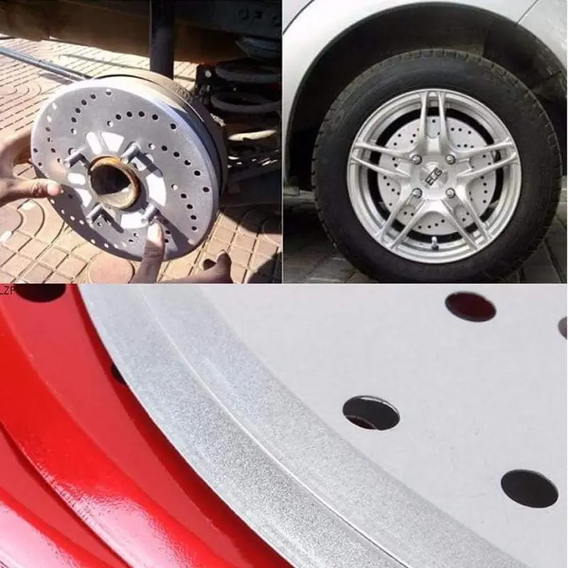 Disc Rotary Plate Cover Red - Brake Disc Rotors 2