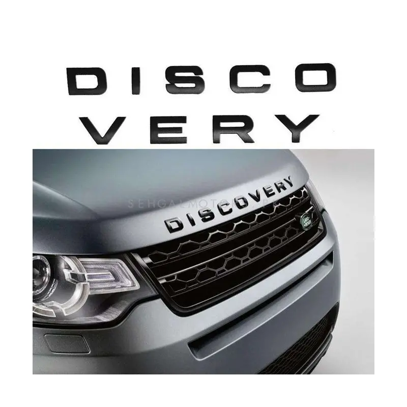 Discovery Alphabet Letters Bonnet Hood Logo Black 2
