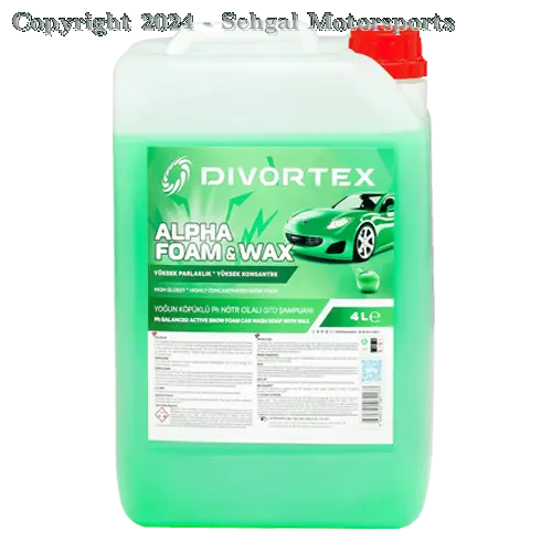 Divortex Alpha Foam Shampoo & Wax (4 Ltr) 1