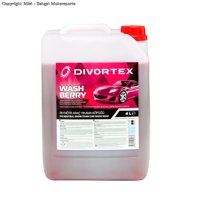 Divortex Wash Berry Car Wash (1Ltr) 2