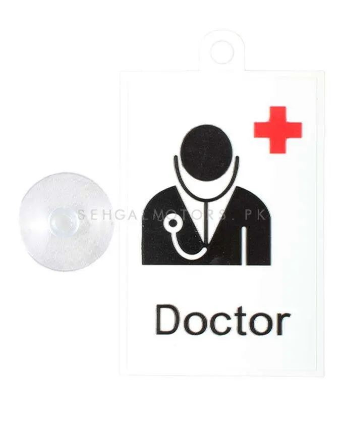 Doctor Plus Pvc Hanging Tag For Windshield 2