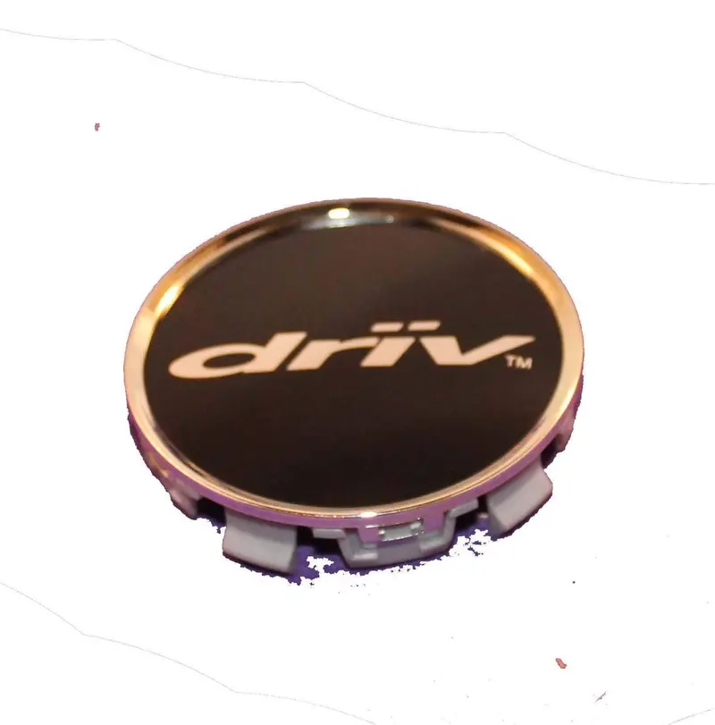 Driv Wheels 1001-01 Custom Center Cap Silver And Black (Set Of 1) 2