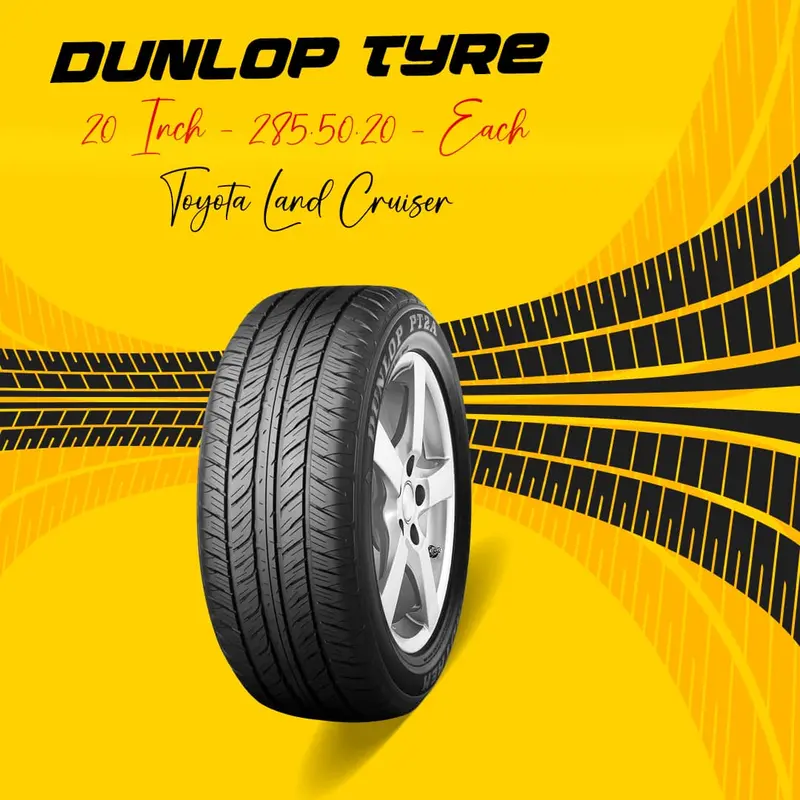 Dunlop Tyre 20 Inch - Each - Toyota Land Cruiser 1