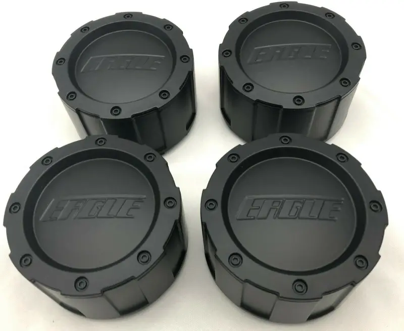 Eagle Black Wheel Center Cap Set Of Four # 3226 2