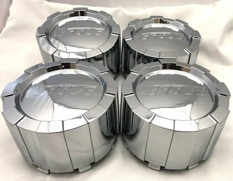 Eagle Chrome Wheel Center Cap # 3283 Set Of 4 New! 1