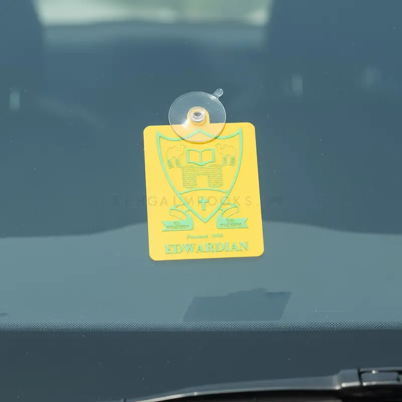 Edw Ardian Pvc Hanging Tag For Windshield 2