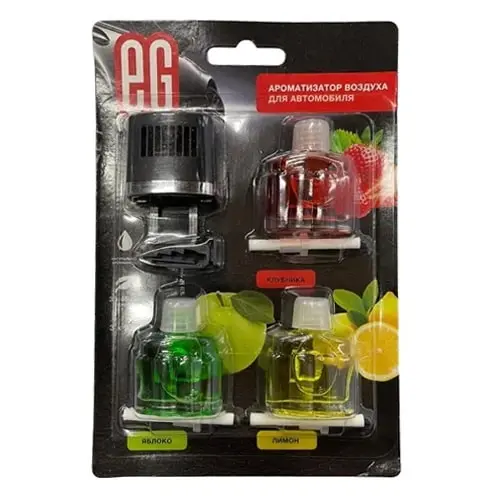 Eg Car Ac Grille Car Perfume Fragrance With Three Refills 2