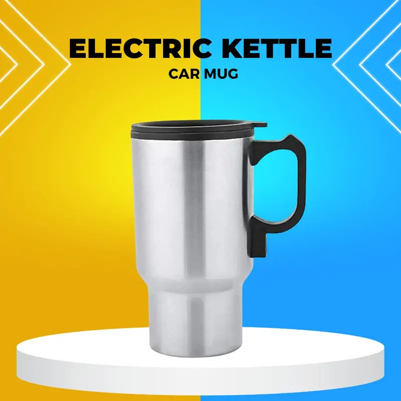 Electric Smart Mug 12V Car Electric Kettle Heated Mug 400Ml 1