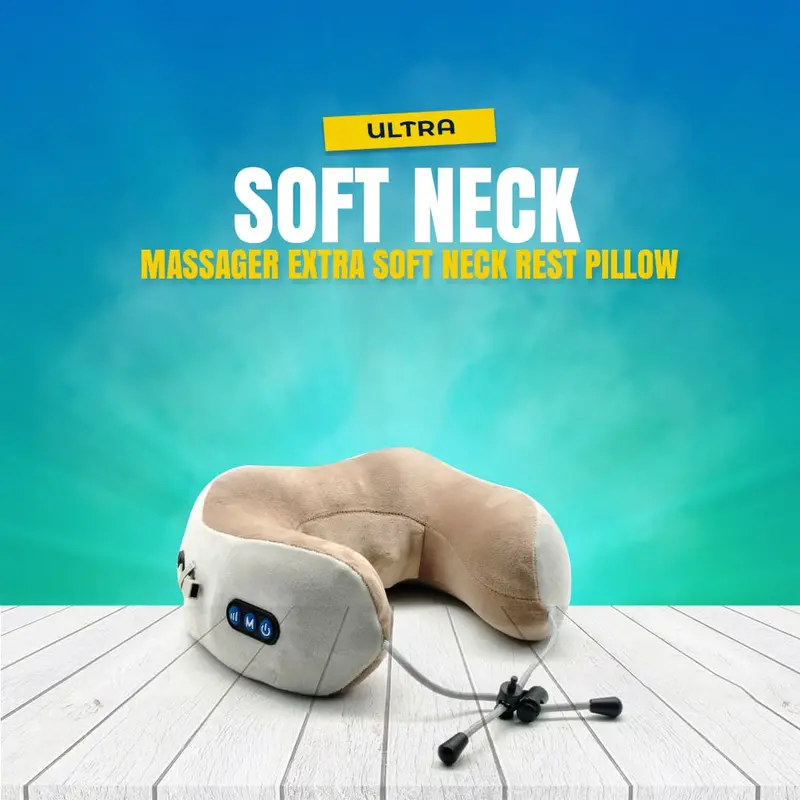 Electric Soft Neck Massager U Shaped Pillow Multifunctional 1