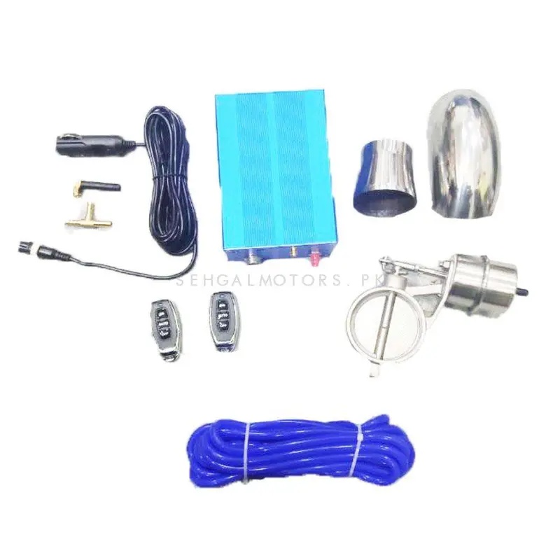 Electronic Remote Valve Exhaust Cut-Off Silencer 51Mm - Stainless Steel Headers Y Pipe Electric Exhaust Cut Out 2