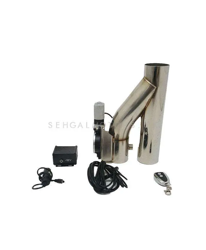 Electronic Remote Y-Pipe Exhaust Cut-Off Silencer 2
