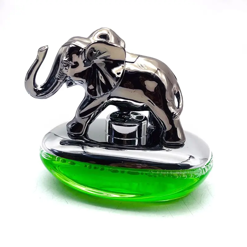 Elephant Car Perfume Fragrance For Dashboard Silver - Multi 2