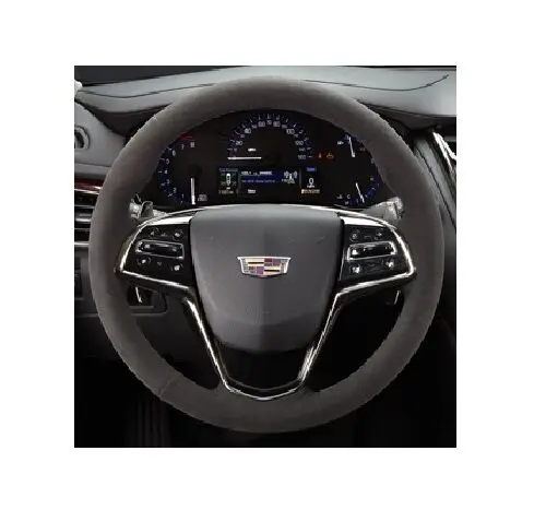 Elr Black Suede Ebony Factory Gm Steering Wheel #23316245 1