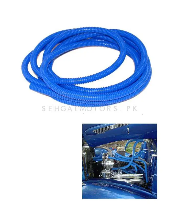 Engine Dressing Kits Blue - Polypropylene Conduit | Engine Bay Dressing | Engine Dress Up Kits 1