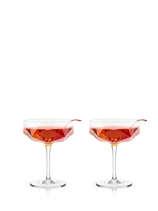 Ens. 2 Coupes À Martini Art Deco - Viski 1