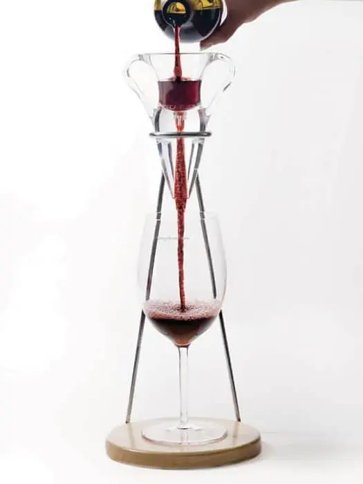 Ensemble Aérateur Avec Support De Bois - Decantus 1