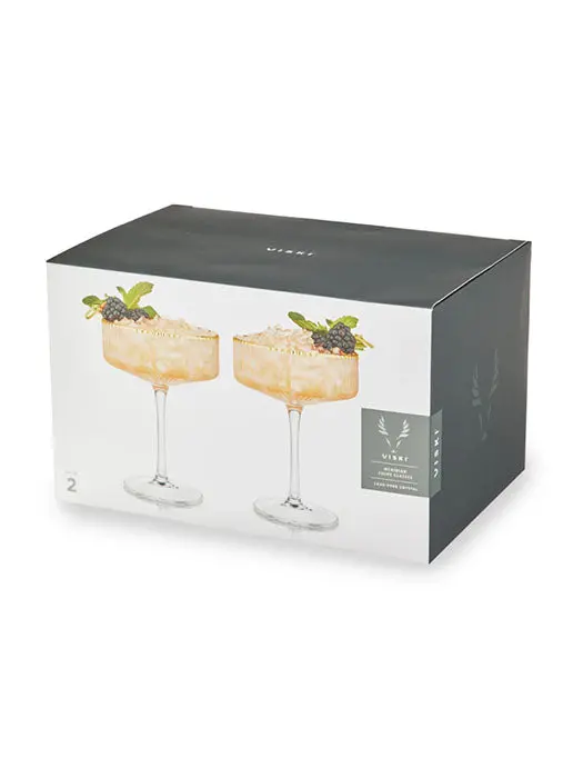 Ensemble De 2 Coupes En Cristal Meridian - Viski 2