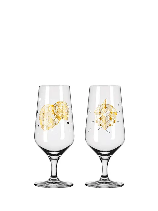 Ensemble De 2 Verres À Bière Brauchzeit Pils Orge - Ritzenhoff 1