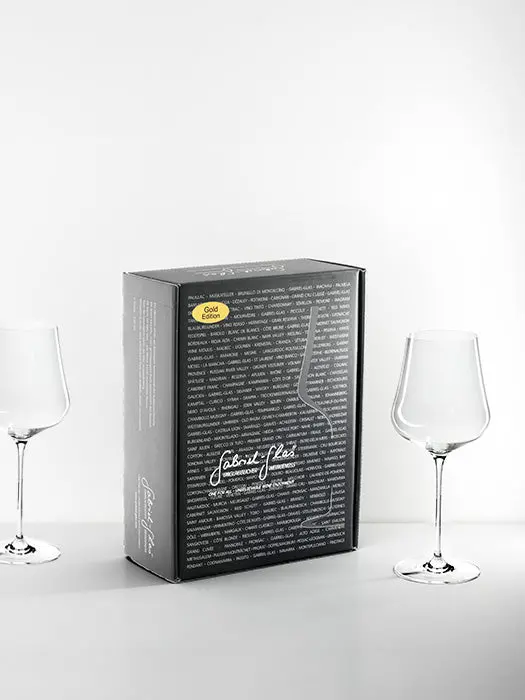 Ensemble De 2 Verres Gold Edition Avec Boîte Cadeau - Gabriel-Glas 1