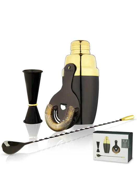 Ensemble De 4 Outils De Bar En Deux Tons - Viski 1