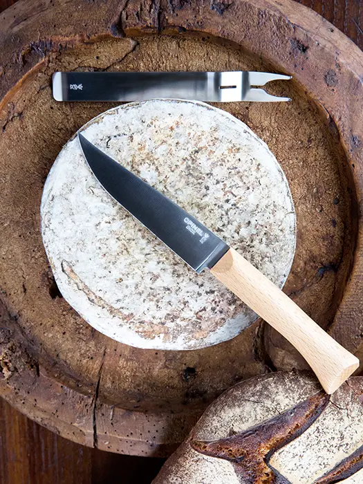 Ensemble De Couteau Et Fourchette À Fromage En Bois Olivier- Opinel 1