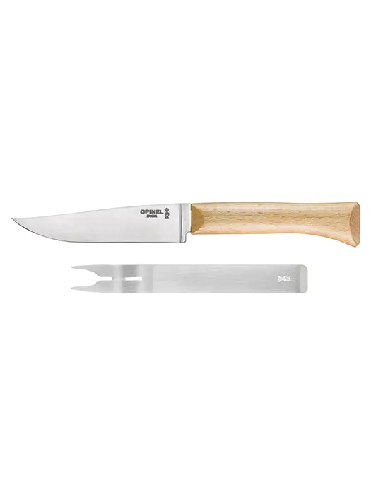 Ensemble De Couteau Et Fourchette À Fromage En Bois Olivier- Opinel 2