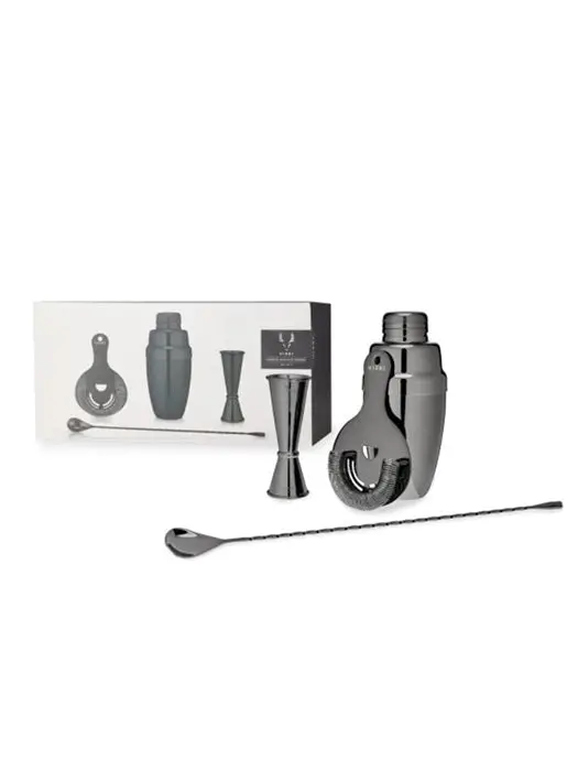 Ensemble De Mixologie Gunmetal - Viski 1
