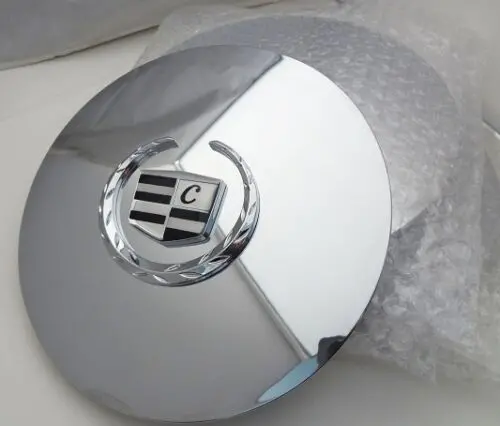 Escalade 17" And 20" Chrome Luxury Emblem Center Caps Set Of 4 1