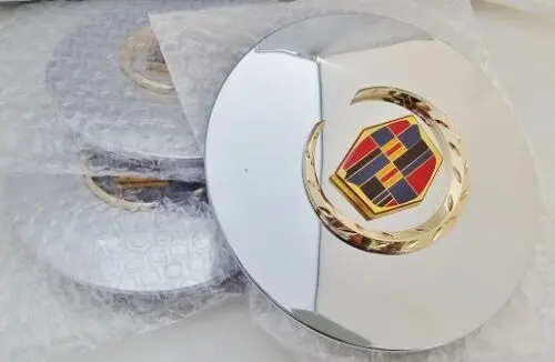 Escalade 17" And 20" Gold Factory Style Emblem Center Caps Set Of 4 1