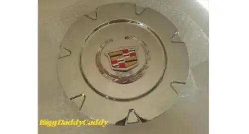 Escalade 18" Chrome Factory Emblem Center Caps Set Of 4 1