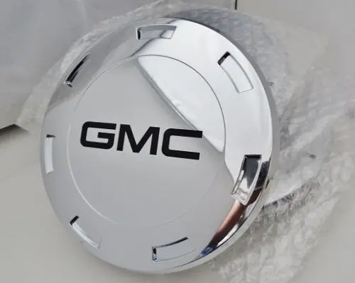 Escalade 22" Black Gmc Logos Center Caps 2007 Thru 2009 Set Of 4 1