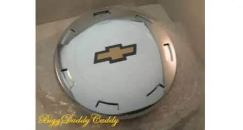Escalade 22" Chevrolet Gold Bowtie Logos Center Caps 2007 Thru 2009 Set Of 4 1