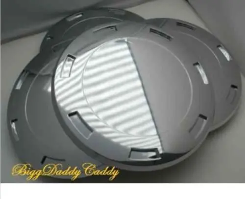 Escalade 22" Chrome Blank Center Caps 2007 Thru 2009 Set Of 4 1