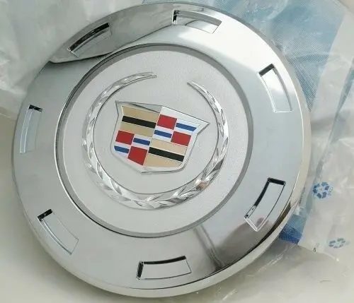 Escalade 22" Factory Colored Wreath And Crest Chrome Single Center Cap 2007 Thru 2009 1