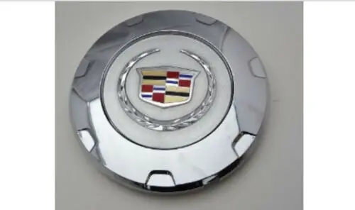 Escalade 22" Factory Colored Wreath And Crest Chrome Single Center Cap 2010 Thru 2014 1
