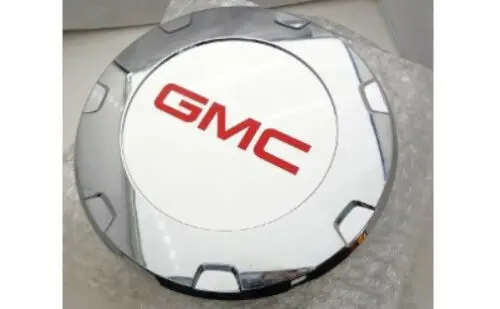 Escalade 22" Red Gmc Logos Center Caps 2010 Thru 2014 Set Of 4 1