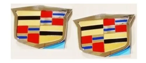 Escalade Chrome Front And Rear Crest Replacement Emblems 2002-2006 1