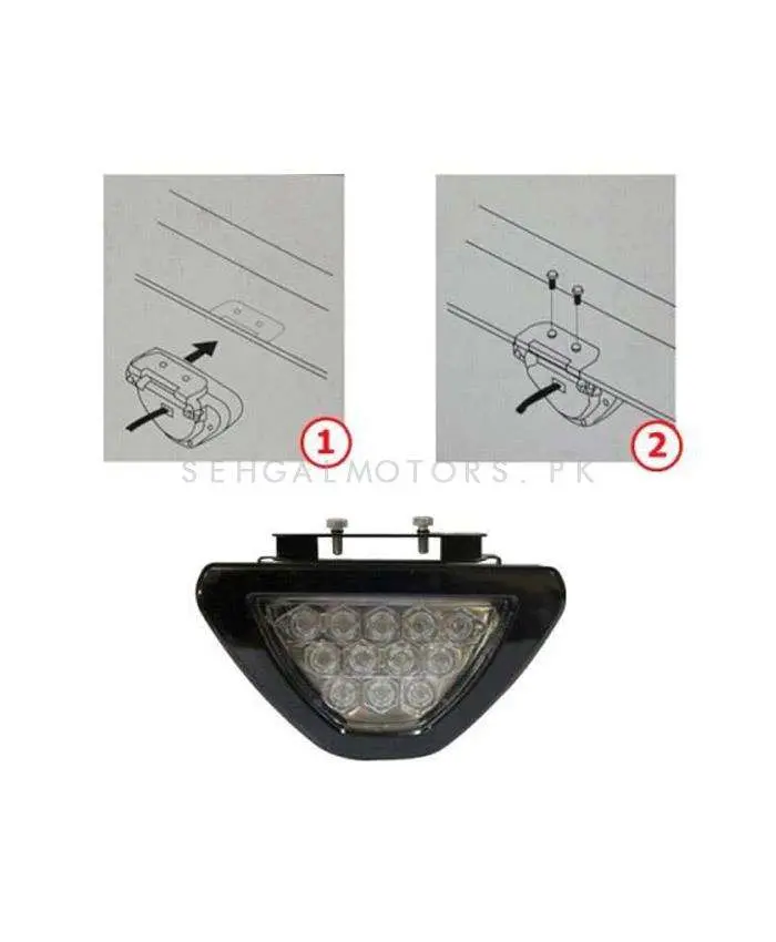F1 Brake Lamp Blue High Quality - With High Visibility | Under Diffuser / Bumper Blue Led Sporty Style 2