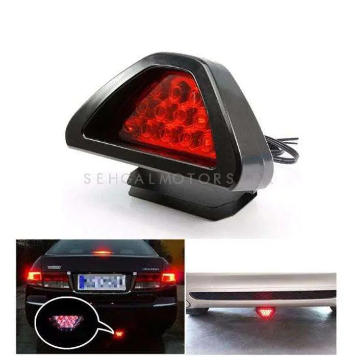 F1 Style Back Bumper Third Brake Lamp With High Visibility - Under Diffuser / Bumper Red Led Sporty Style 2