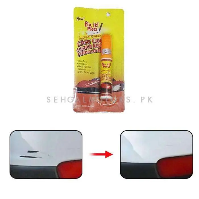Fix It Pro Scratch Filling Paint Color Pen - Car Scratch & Paint Pen | Clear Coat 2