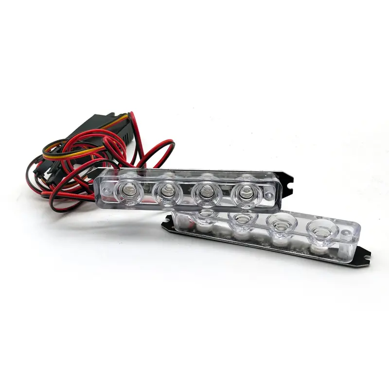 Flasher Light 4 Led For Bikes Blue 2 Pcs 2
