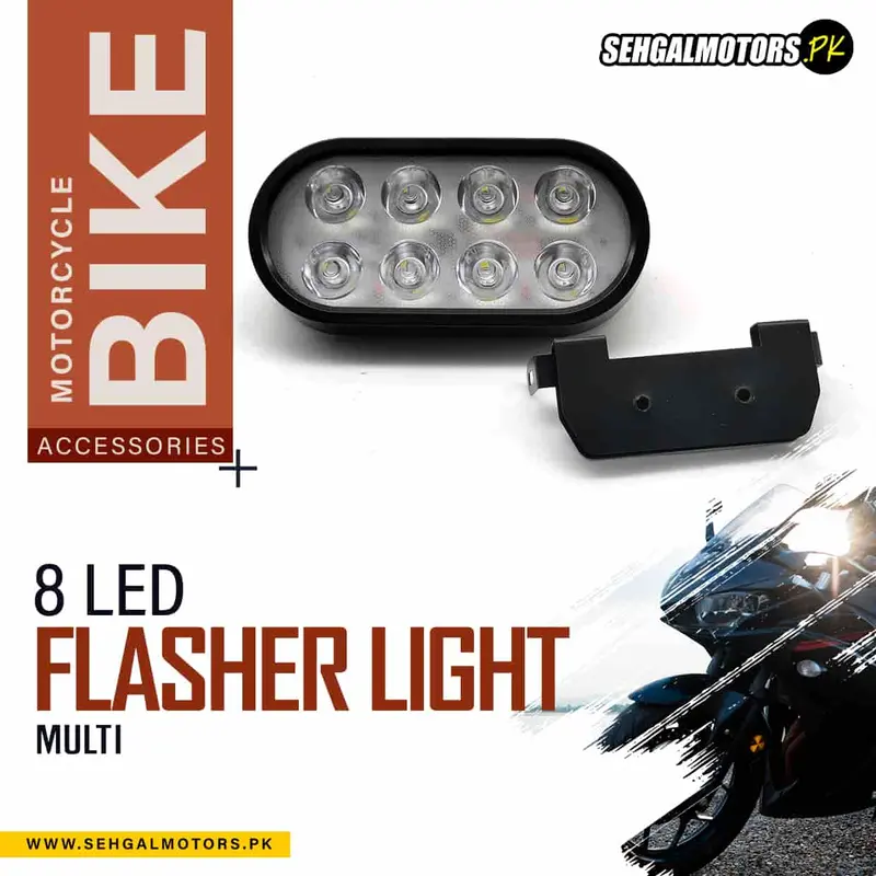 Flasher Light 8 Led For Bikes Multi Sq3082 1