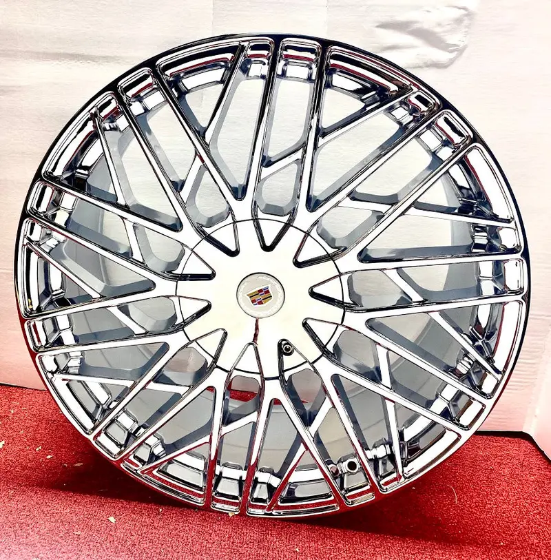 "Flex" Chrome 20" X 8.5" Set Of 4 Wheels 5X120 Cts Ct5 Ct6 Xts Xt4 1