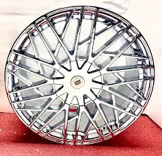 "Flex" Chrome 20" X 8.5" Set Of 4 Wheels 5X120 Cts Ct5 Ct6 Xts Xt4 2