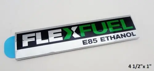 Flexfuel Chrome Small Emblem 1