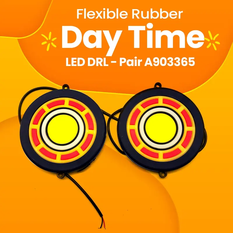 Flexible Rubber Day Time Led Drl - Pair A903365 1