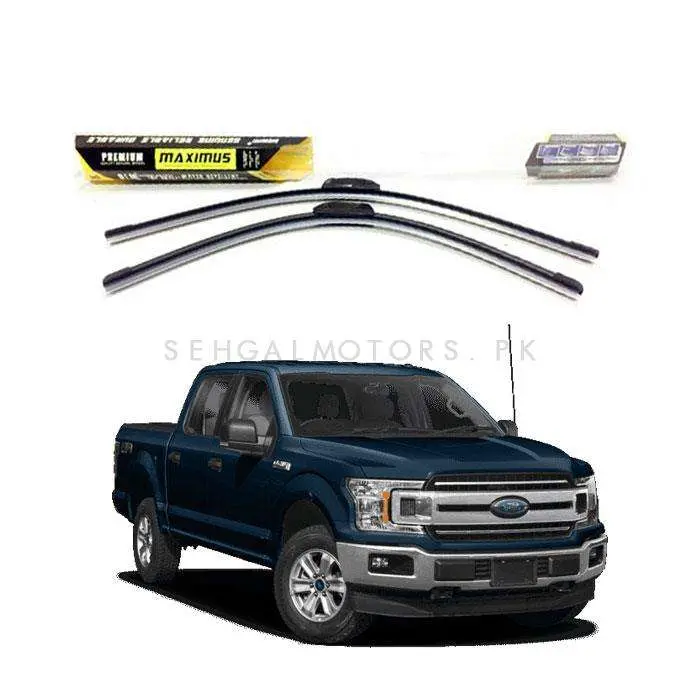 Ford F-150 Maximus Premium Silicone Wiper Blades - Model 2015-2019 1