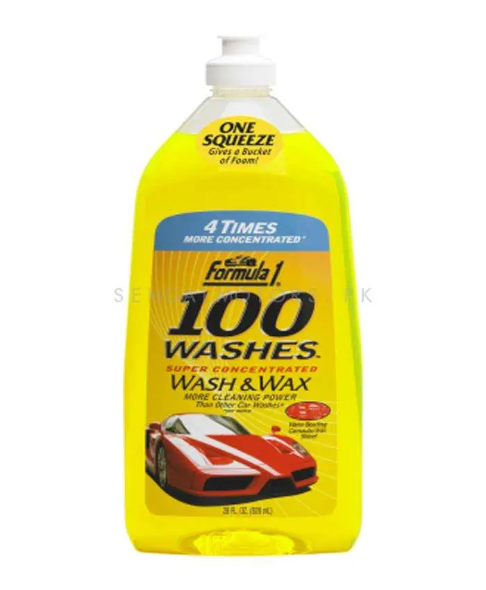 Formula 1 Car Shampoo Concentrate 100 Wash & Wax - 28Oz 2