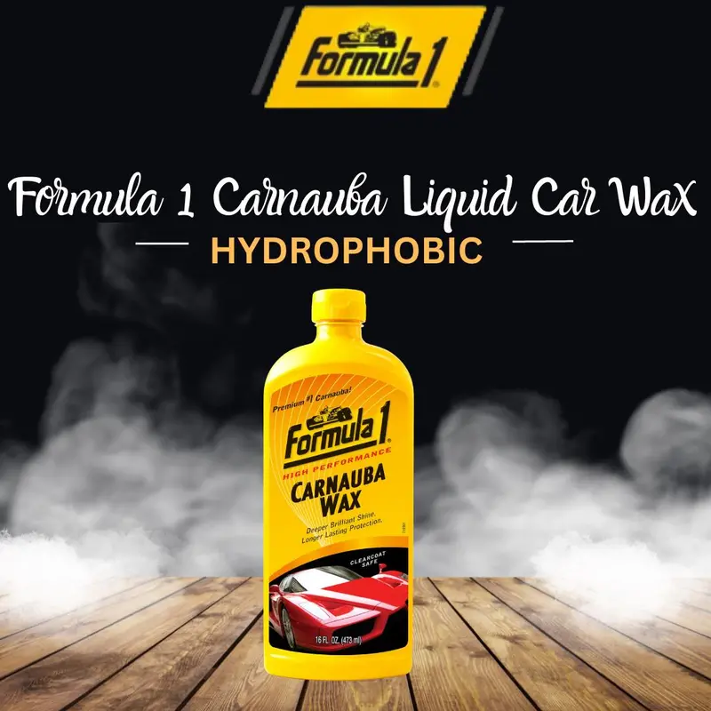 Formula 1 Carnauba Liquid Car Wax 473 Ml - Polish For Car Body | Easy Operation For Caring And Maintenance Clean 1