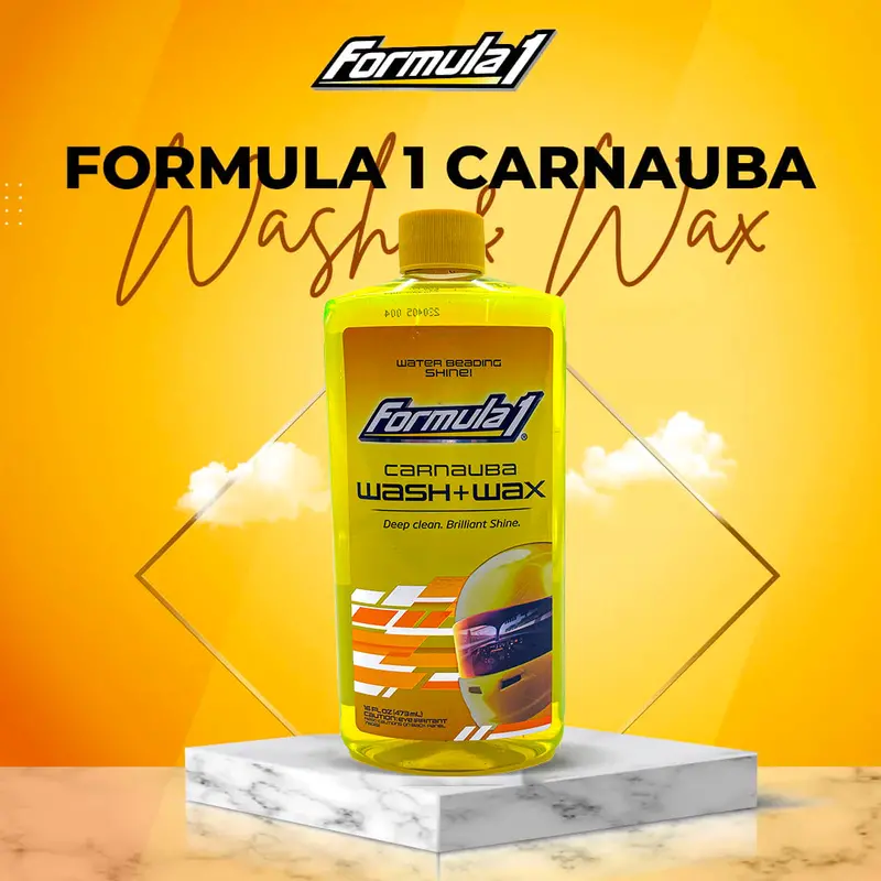 Formula 1 Carnauba Wash & Wax - 473Ml - Car Shampoo Cleaning Agent 1